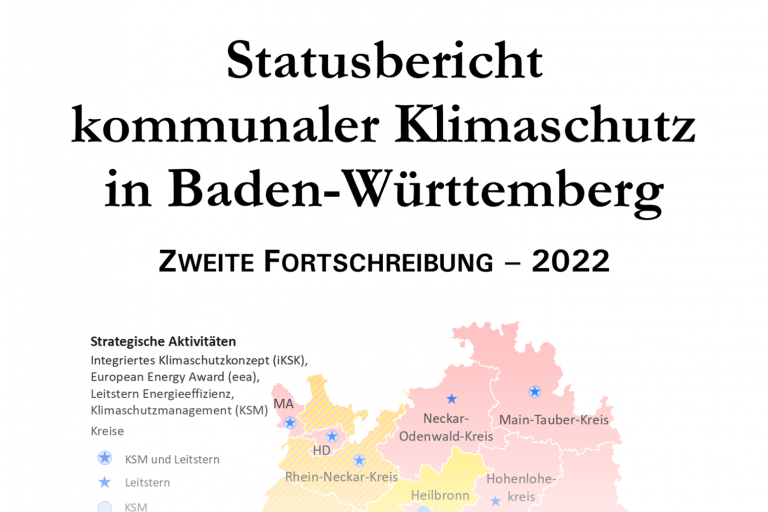 Informationsarchitektur: Statusbericht Klimaschutz (PDF/UA)
